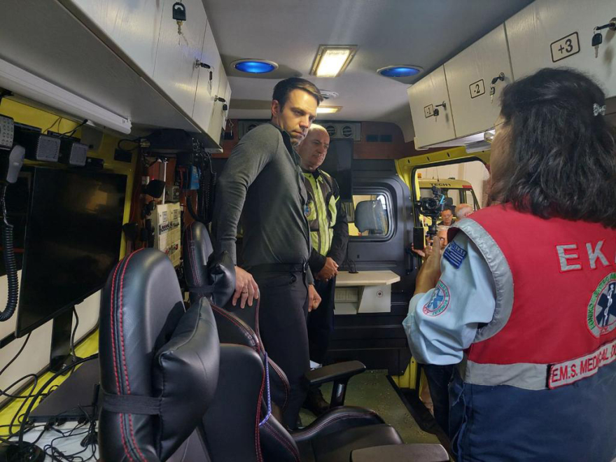 Κασσελάκης από ΕΚΑΒ Θεσσαλονίκης: Ξέρω ότι είναι εξαντλητικό το επάγγελμα γιατί ο Τάιλερ ήταν διασώστης