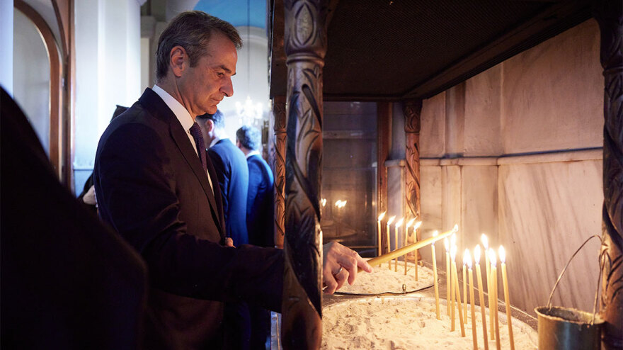 Στα Χανιά ο Κυριάκος Μητσοτάκης για τον εορτασμό της 28ης Οκτωβρίου - «Πυλώνας σταθερότητας η Ελλάδα»