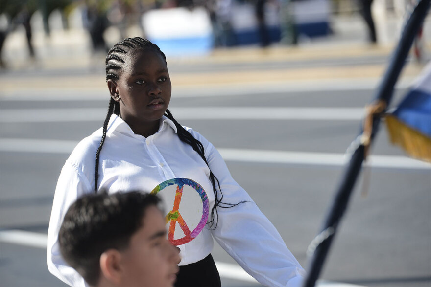 28η Οκτωβρίου: Η μαθητική παρέλαση στην Αθήνα σε εικόνες