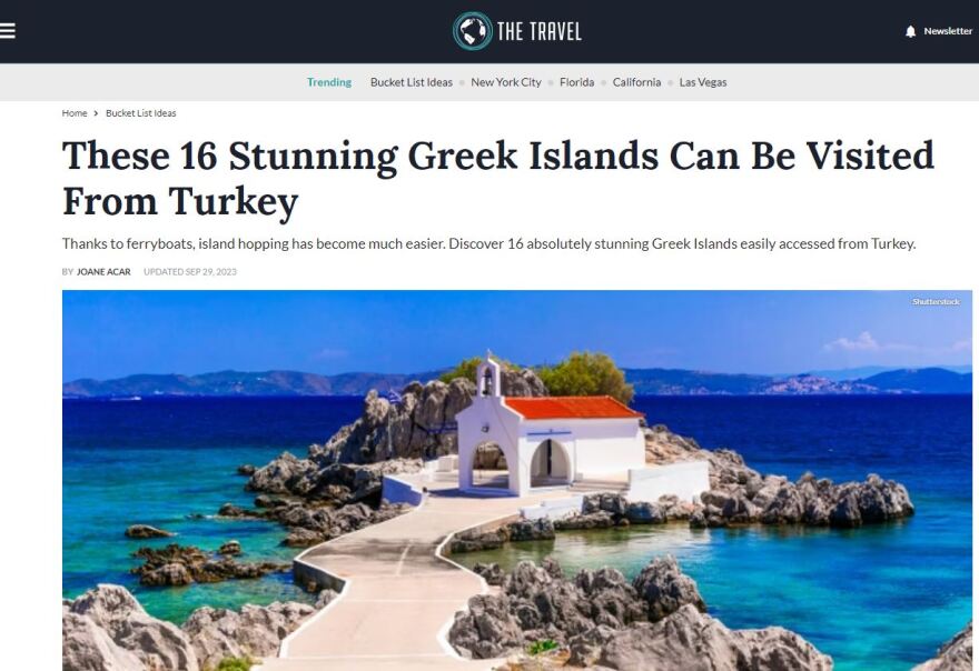 Travel.com: Τα 16 εκπληκτικά ελληνικά νησιά που μπορεί να επισκεφθεί κανείς από την... Τουρκία