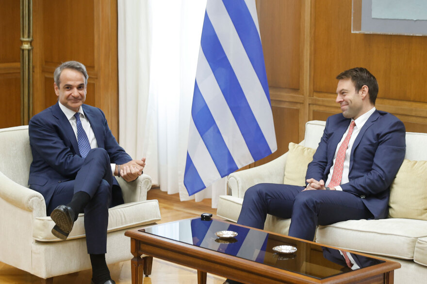 Τετ α τετ μίας ώρας είχαν Μητσοτάκης και Κασσελάκης - Τι συζήτησαν μπροστά και πίσω από τις κάμερες