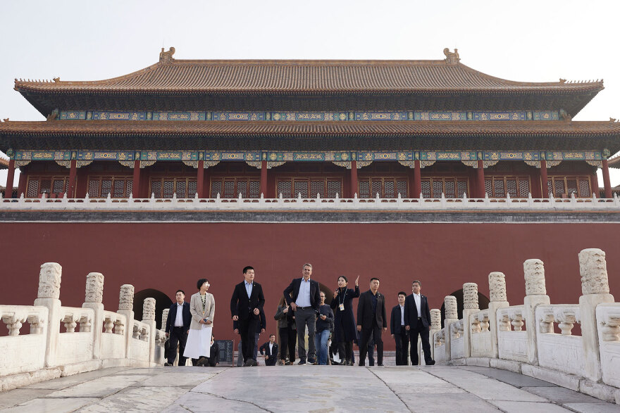 Ο Μητσοτάκης στην Απαγορευμένη Πόλη στο Πεκίνο - Δείτε φωτογραφίες