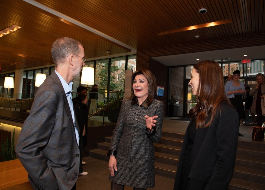 Γιάννα Αγγελοπούλου: Υποδέχθηκε την Τζασίντα Άρντερν στο πρόγραμμα Angelopoulos Global Public Leaders του Harvard Kennedy School