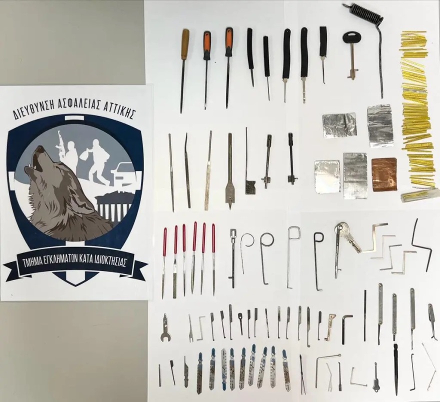 Συμμορία από την Αθήνα «άνοιγε» σπίτια σε Λάρισα, Αγρίνιο, Τρίκαλα και Άρτα - Εξιχνιάστηκαν 15 κλοπές