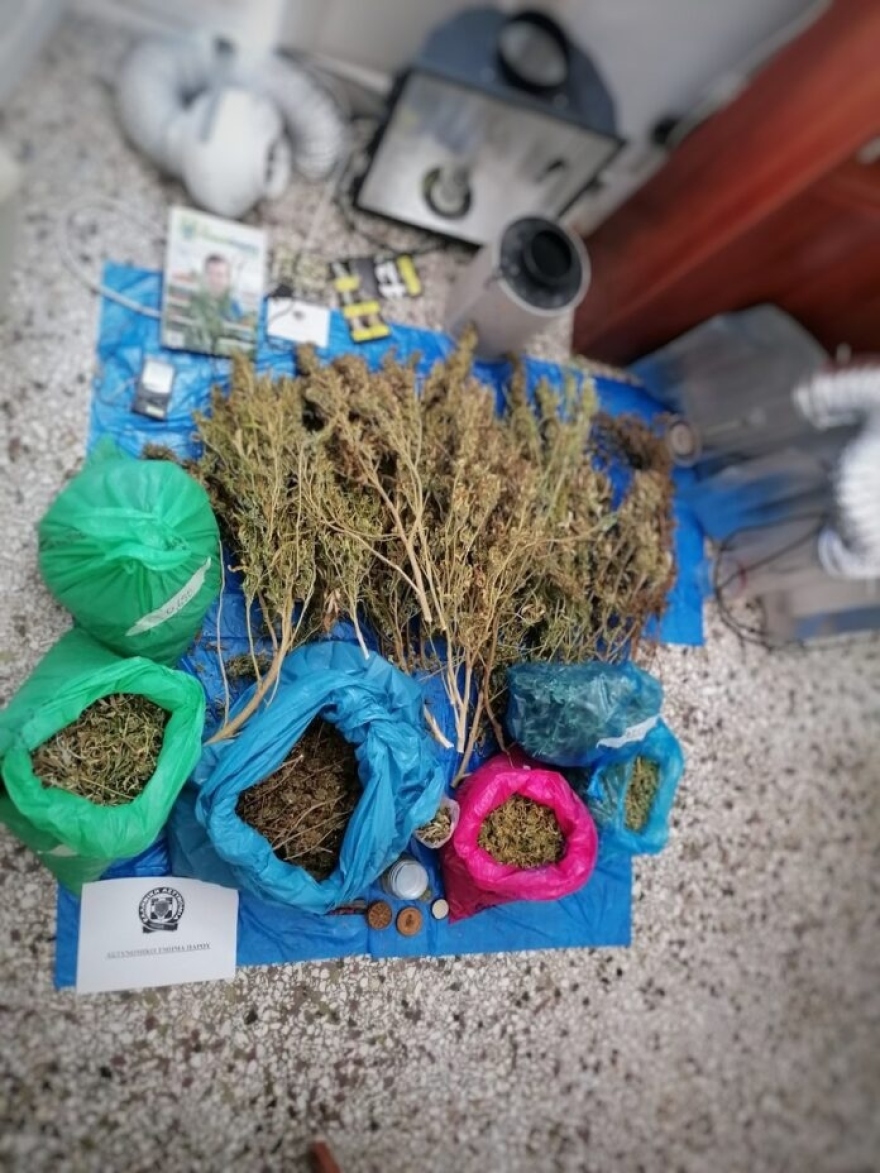 Έστησε αποξηραντήριο για πέντε κιλά κάνναβης στο σπίτι του στην Πάρο