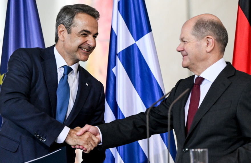 Συνάντηση Μητσοτάκη - Σολτς: Θετικός ο καγκελάριος στην αύξηση των κονδυλίων για μετανάστευση και φυσικές καταστροφές