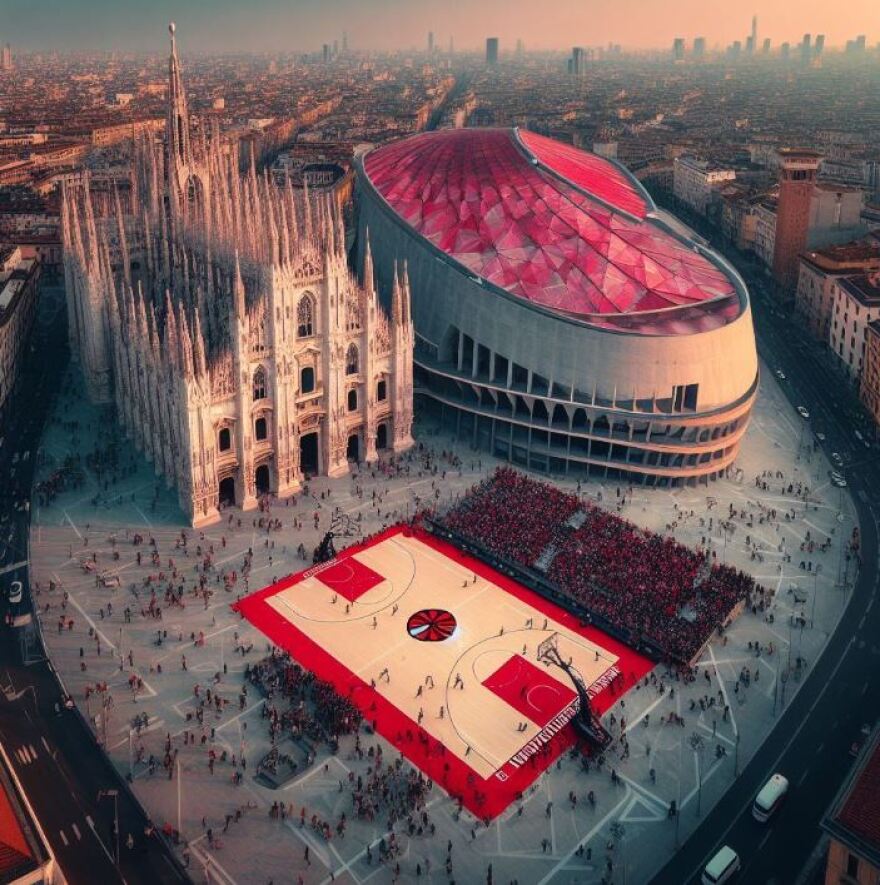 Η τεχνητή νοημοσύνη σχεδίασε τα νέα  γήπεδα Ολυμπιακού -ΠΑΟ και όλων των ομάδων της Euroleague (Φωτογραφίες)