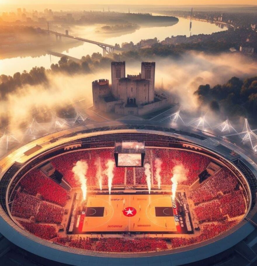 Η τεχνητή νοημοσύνη σχεδίασε τα νέα  γήπεδα Ολυμπιακού -ΠΑΟ και όλων των ομάδων της Euroleague (Φωτογραφίες)