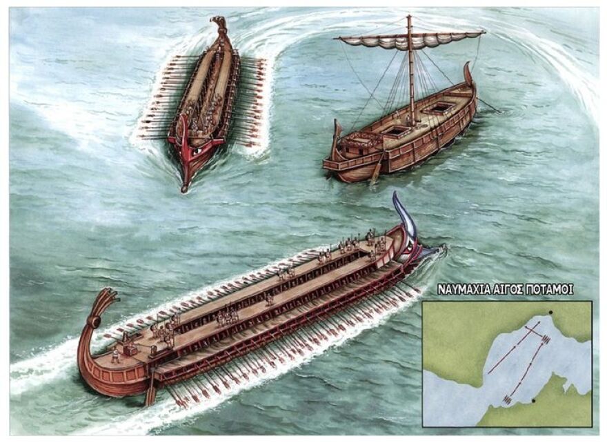 Η μάχη στους Αιγός Ποταμούς το 405 π.Χ., η ήττα των Αθηναίων και το τέλος του Πελοποννησιακού Πολέμου