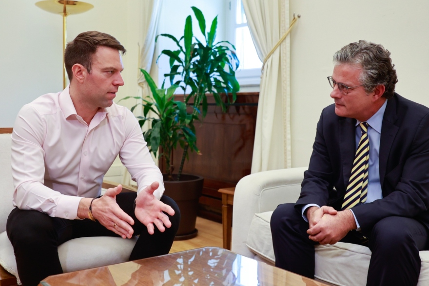 Στέφανος Κασσελάκης: Συναντήθηκε με τον Συνήγορο του Πολίτη - «Οι Ανεξάρτητες Αρχές θα ενισχυθούν»