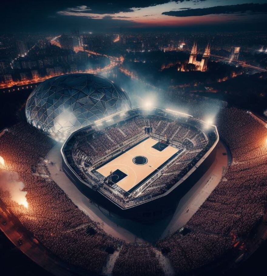 Η τεχνητή νοημοσύνη σχεδίασε τα νέα  γήπεδα Ολυμπιακού -ΠΑΟ και όλων των ομάδων της Euroleague (Φωτογραφίες)