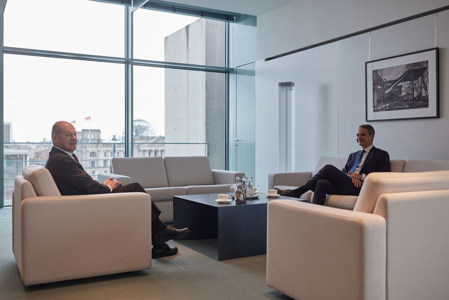 Μητσοτάκης σε καγκελάριο Σολτς: Η Ελλάδα είναι πια από τις πιο σταθερές οικονομίες στην Ευρωζώνη