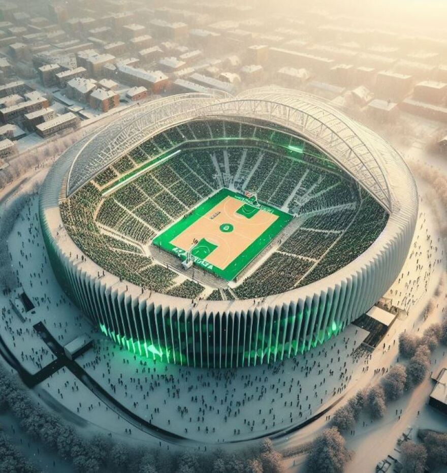 Η τεχνητή νοημοσύνη σχεδίασε τα νέα  γήπεδα Ολυμπιακού -ΠΑΟ και όλων των ομάδων της Euroleague (Φωτογραφίες)