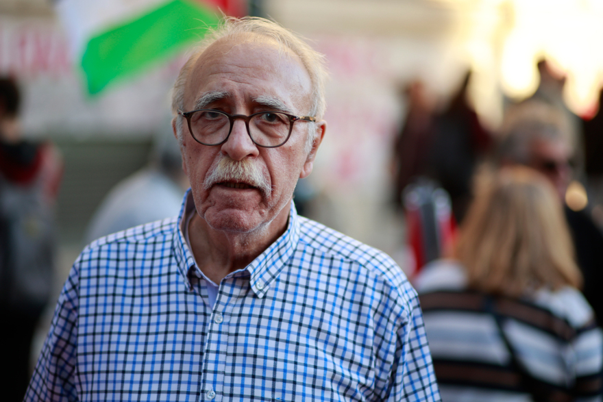 Με την υπογραφή «Διέξοδος Αριστερά» στο πανό τους οι αποχωρήσαντες του ΣΥΡΙΖΑ στην πορεία του Πολυτεχνείου - Φωτογραφίες 