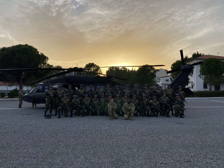 Συνεκπαίδευση Ελλάδας - ΗΠΑ στη Μαγνησία - Ασκήσεις αεροδιακομιδής και επιβίβασης - αποβίβασης σε ελικόπτερα