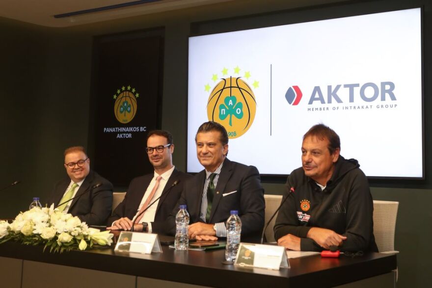 ΚΑΕ Παναθηναϊκός: Nέα χορηγική συμφωνία, μετονομάζεται σε Παναθηναϊκός AKTOR