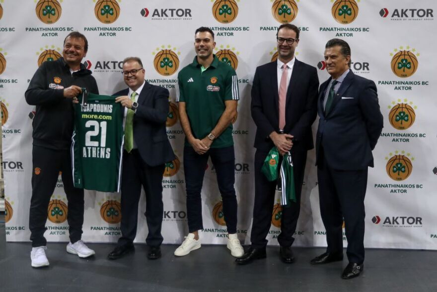 ΚΑΕ Παναθηναϊκός: Nέα χορηγική συμφωνία, μετονομάζεται σε Παναθηναϊκός AKTOR