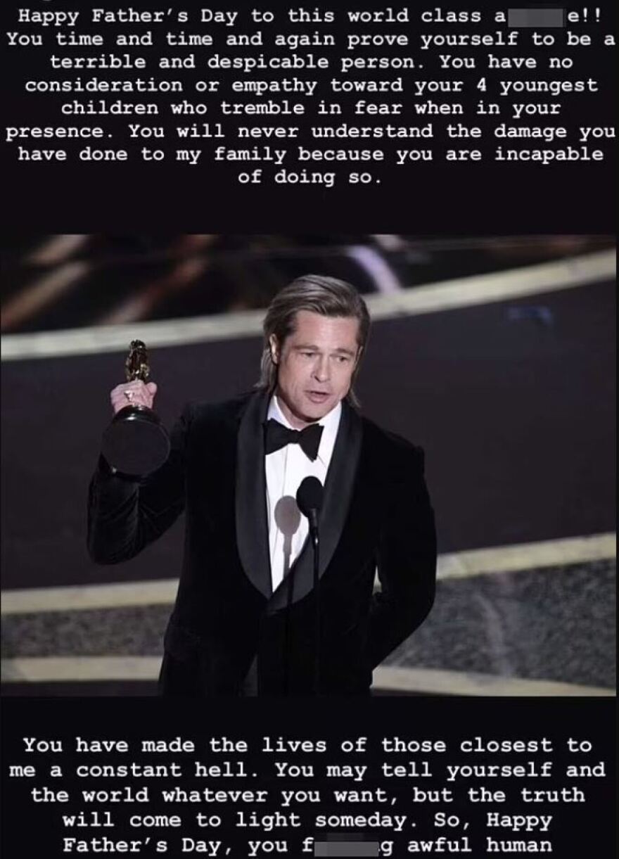 Μπραντ Πιτ: Μέσω διαρροής απάντησε για τη Ζαχάρα και τον Παξ - Η μπηχτή για την Τζολί