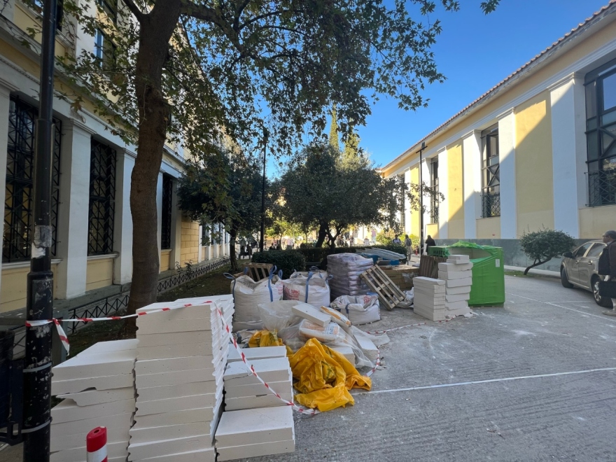 Δικαστήρια πρώην Σχολής Ευελπίδων: Σε εξέλιξη οι εργασίες ανακαίνισης του συγκροτήματος