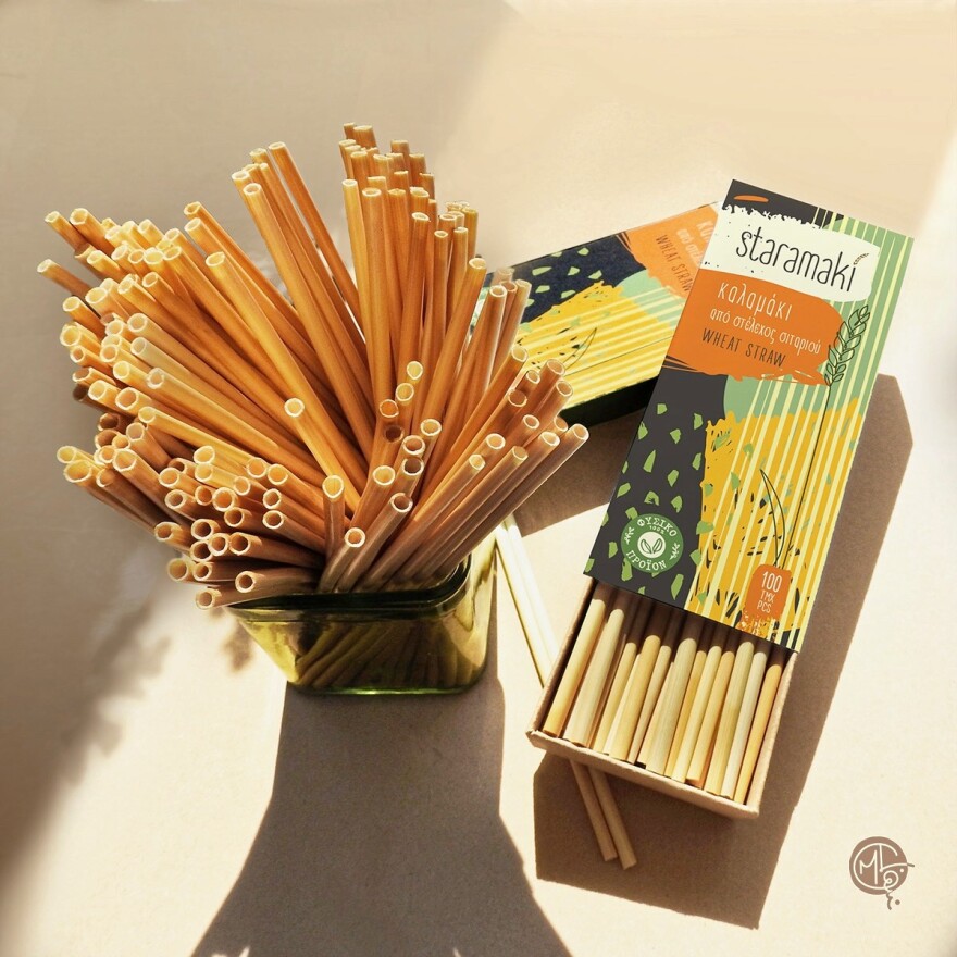 Φροντίδα για το περιβάλλον με καλαμάκια από το φυσικό στέλεχος των σιτηρών