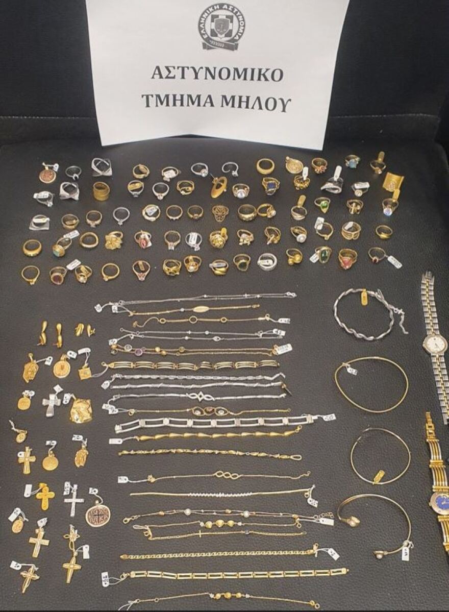 Εξαρθρώθηκε σπείρα αλλοδαπών με τέσσερις κλοπές στη Μήλο