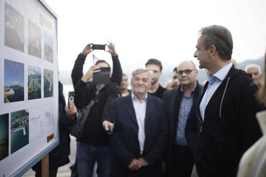 Μητσοτάκης στα εγκαίνια του λιμανιού του Αγίου Κωνσταντίνου: Φέρνουμε κοσμογονία στη λιμενική πολιτική