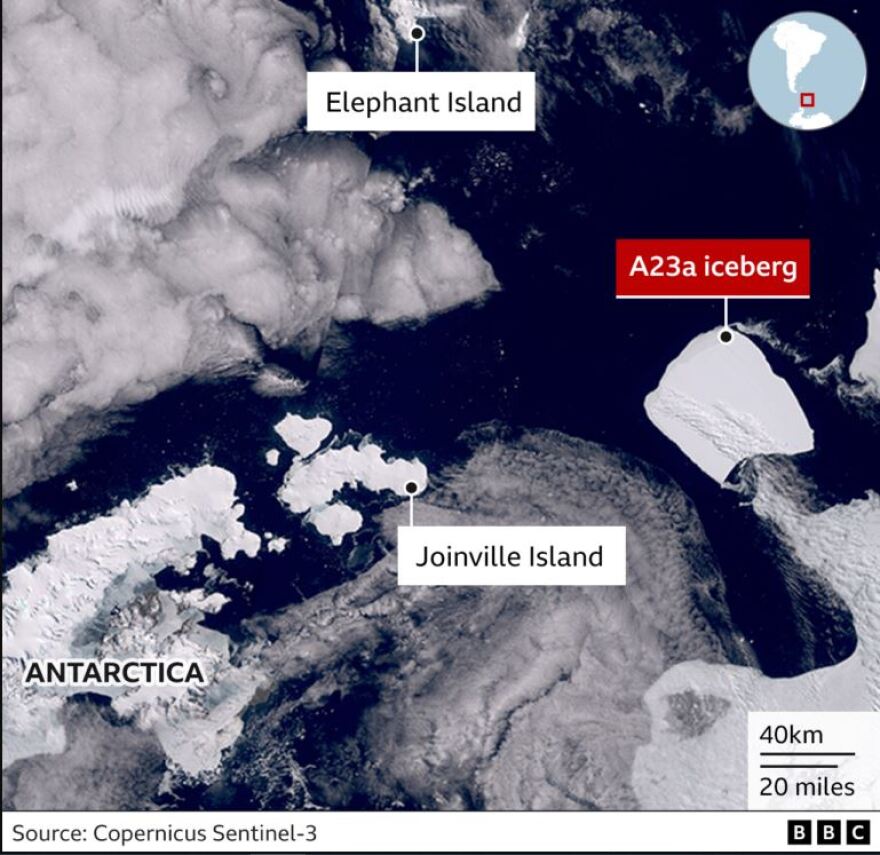 Ανταρκτική: Το μεγαλύτερο παγόβουνο του κόσμου κινείται μετά από 37 χρόνια