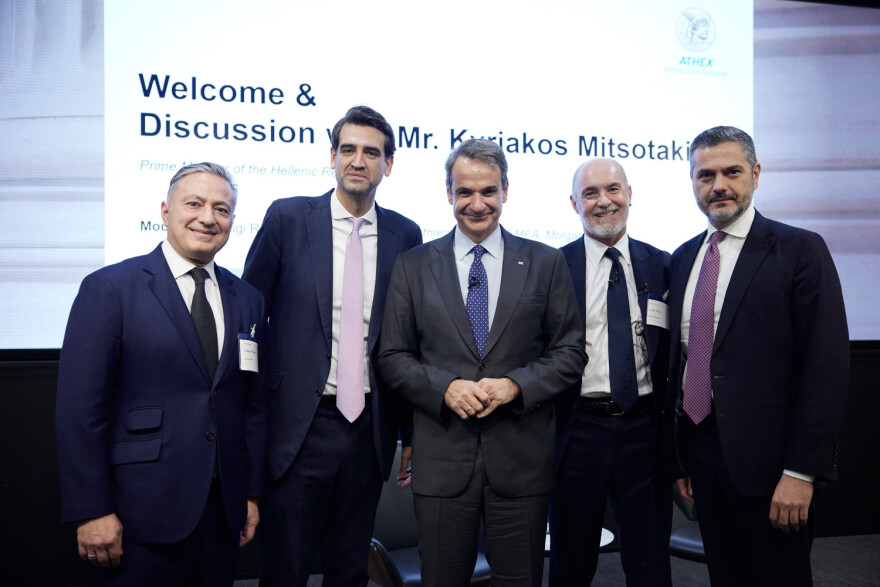 Συζήτηση Μητσοτάκη με τον αντιπρόεδρο της Morgan Stanley στο Λονδίνο - «Έχουμε ισχυρή εντολή για μεταρρυθμίσεις»