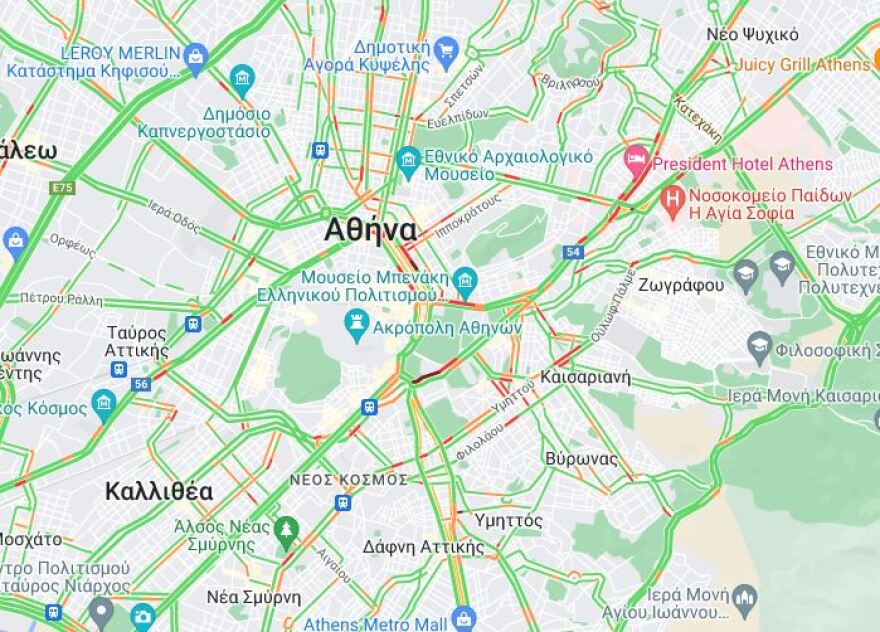 Δείτε live την κίνηση στους δρόμους: Ομαλοποιήθηκε η κυκλοφορία στην κάθοδο του Κηφισού