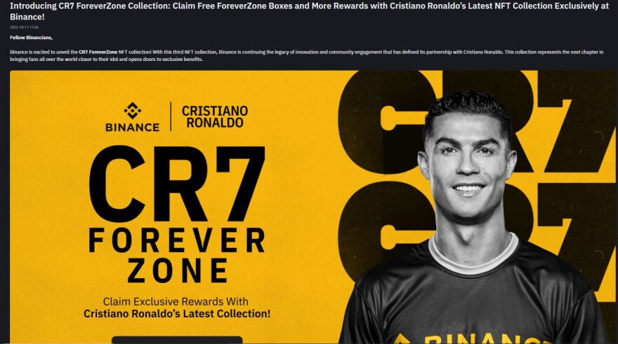 Κριστιάνο Ρονάλντο: Ομαδική αγωγή για παραπλάνηση επενδυτών μέσω κρυπτονομισμάτων - Διεκδικούν μυθική αποζημίωση