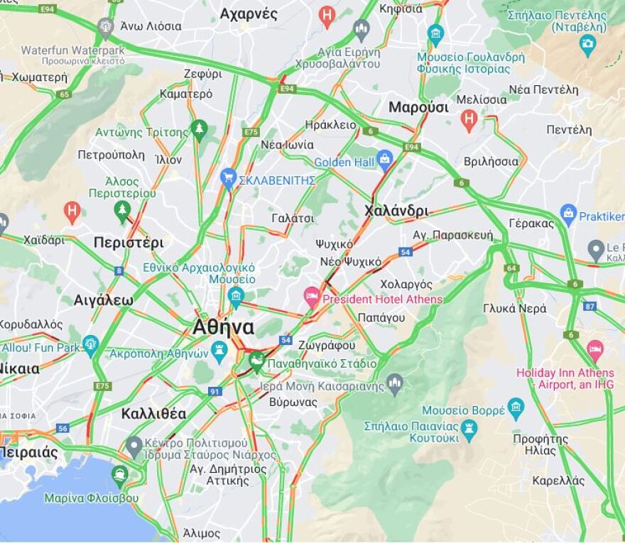 Δείτε live: Ομαλοποιήθηκε η κίνηση σε Κηφισό και Αττική Οδό - Μποτιλιάρισμα στην Κηφισίας