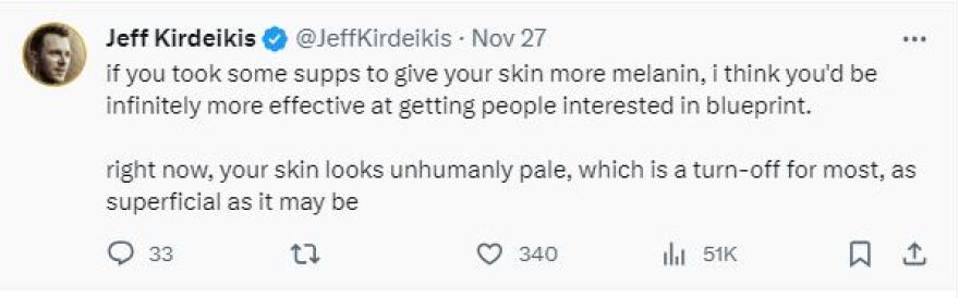 Μπράιαν Τζόνσον: O μεγιστάνας που θέλει να νικήσει τον χρόνο παρουσίασε στα social media το «baby face» του