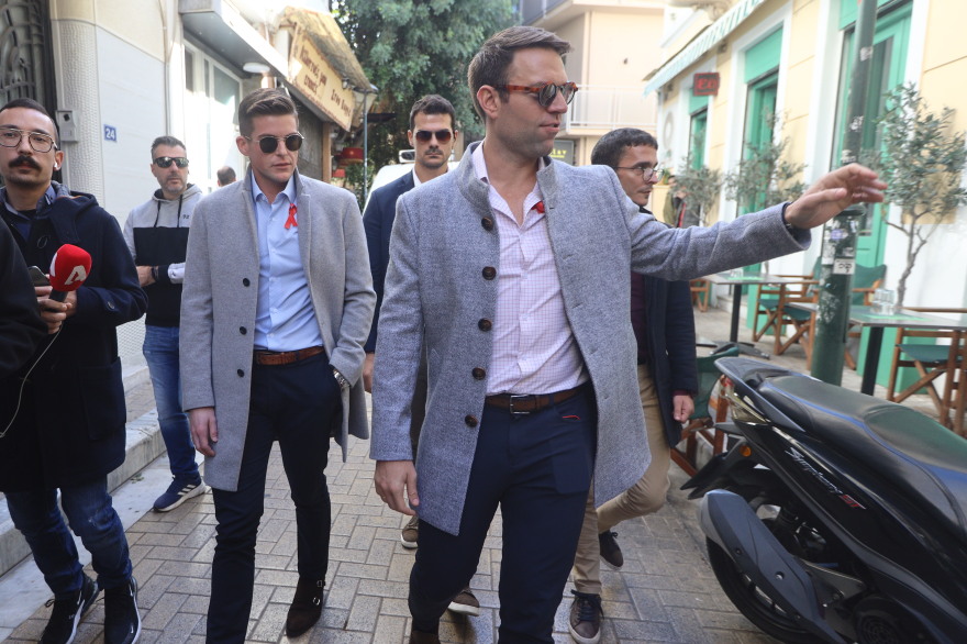 Στέφανος Κασσελάκης: Με τον Τάιλερ στον Σύλλογο Οροθετικών για την παγκόσμια ημέρα κατά του AIDS - Δείτε φωτογραφίες