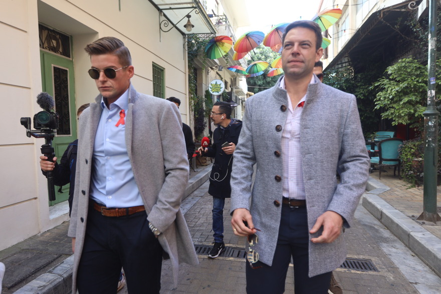 Στέφανος Κασσελάκης: Με τον Τάιλερ στον Σύλλογο Οροθετικών για την παγκόσμια ημέρα κατά του AIDS - Δείτε φωτογραφίες