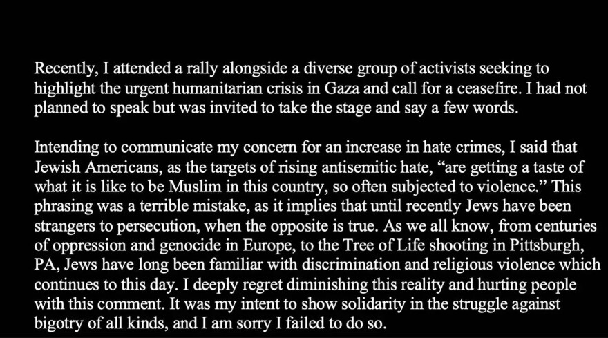 Σούζαν Σάραντον: Ζήτησε συγγνώμη για τα σχόλια υπέρ της Παλαιστίνης - «Η διατύπωση ήταν ένα τρομερό λάθος»