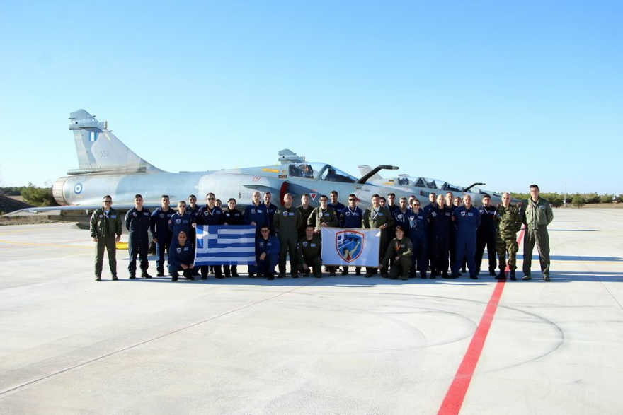 Δύο Mirage 2000-5 της 331 Μοίρας στην αεροπορική βάση Los Llanos της Ισπανίας