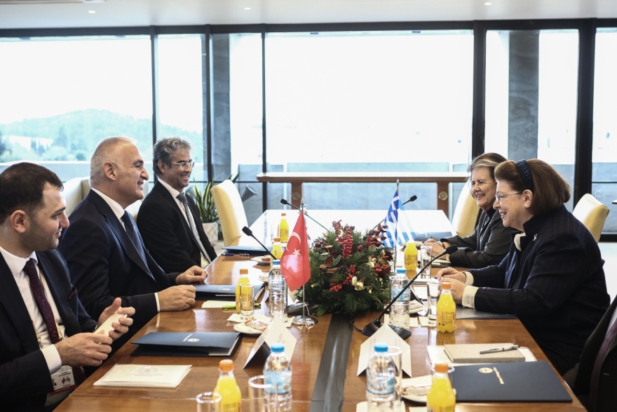 Κεφαλογιάννη και Μενδώνη συναντήθηκαν με τον Τούρκο υπουργό Τουρισμού - Δείτε φωτογραφίες
