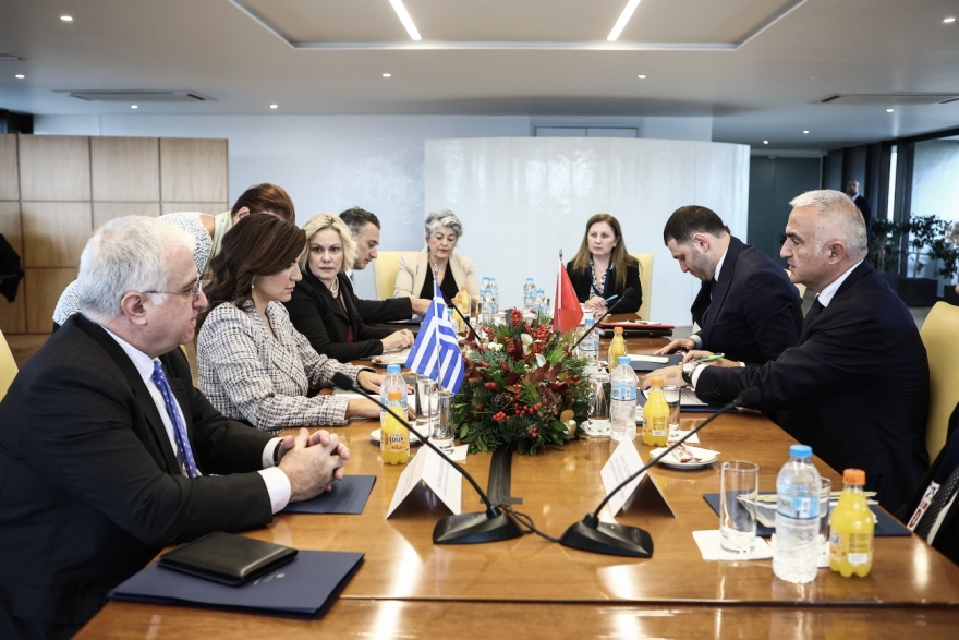 Κεφαλογιάννη και Μενδώνη συναντήθηκαν με τον Τούρκο υπουργό Τουρισμού - Δείτε φωτογραφίες