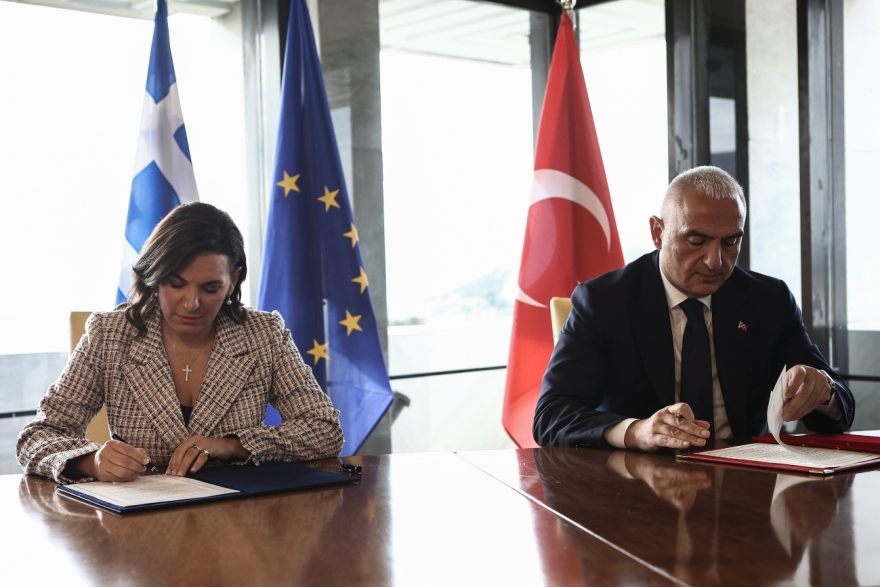 Κεφαλογιάννη και Μενδώνη συναντήθηκαν με τον Τούρκο υπουργό Τουρισμού - Δείτε φωτογραφίες