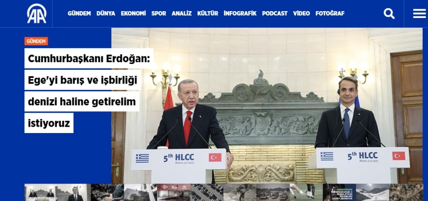 Ελληνοτουρκικά: Πώς είδε ο τουρκικός Τύπος την παρουσία Ερντογάν στην Αθήνα