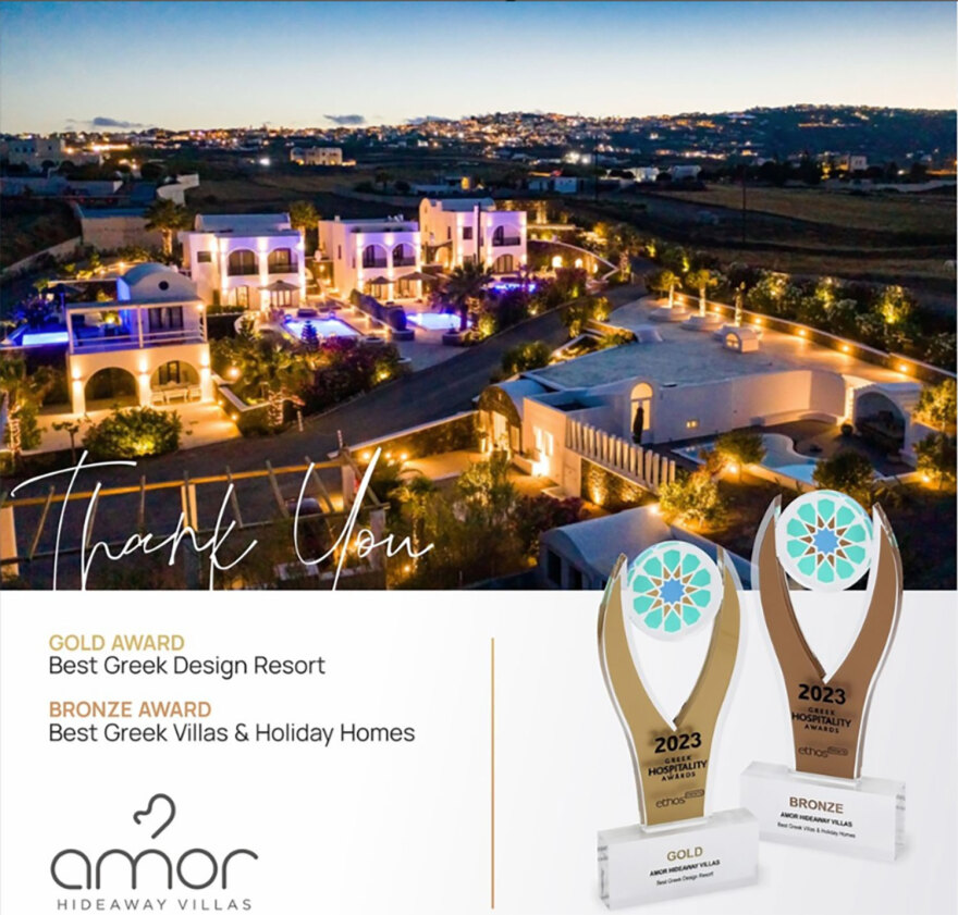 Σημαντικές διακρίσεις για το Amor Hideaway Villas