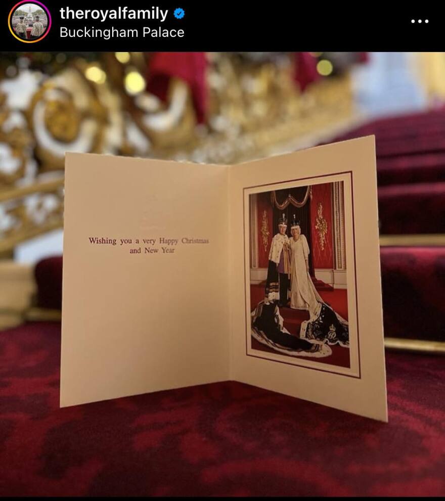 Η φετινή χριστουγεννιάτικη κάρτα του βασιλιά Καρόλου και της Καμίλα