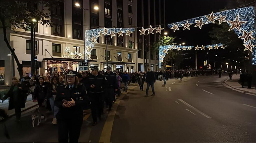 Πορεία διαμαρτυρίας στο Σύνταγμα - «Να συλληφθούν οι δράστες που κακοποίησαν το χάσκι»