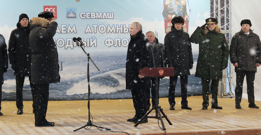 Ρωσία: Ο Πούτιν εγκαινίασε δύο νέα πυρηνικά υποβρύχια - Δείτε βίντεο