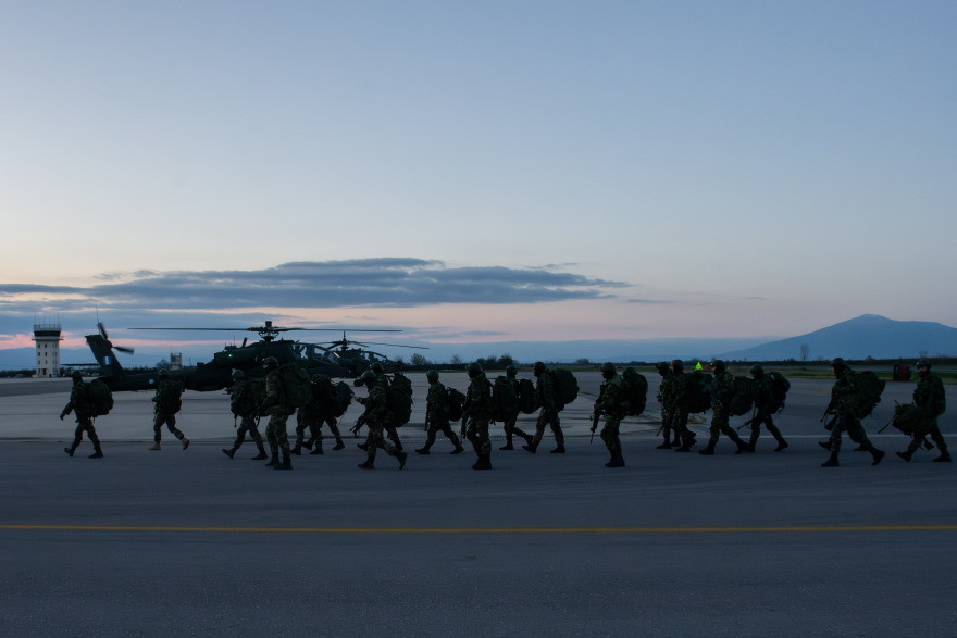 Εντυπωσιακές εικόνες και βίντεο από συνεκπαίδευση Ελλάδας - ΗΠΑ στο όρος Πάικο