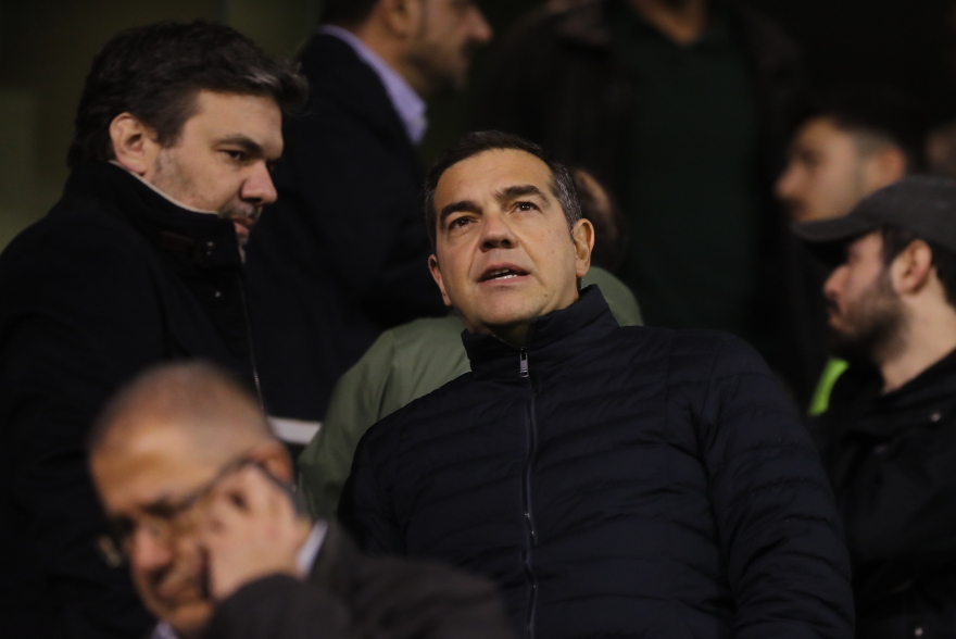 Αλέξης Τσίπρας: Στη Λεωφόρο για το ΠΑΟ - Μακάμπι - Φωτογραφίες 