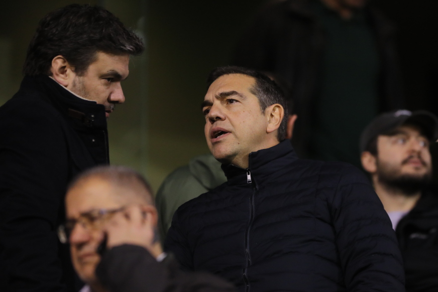 Αλέξης Τσίπρας: Στη Λεωφόρο για το ΠΑΟ - Μακάμπι - Φωτογραφίες 