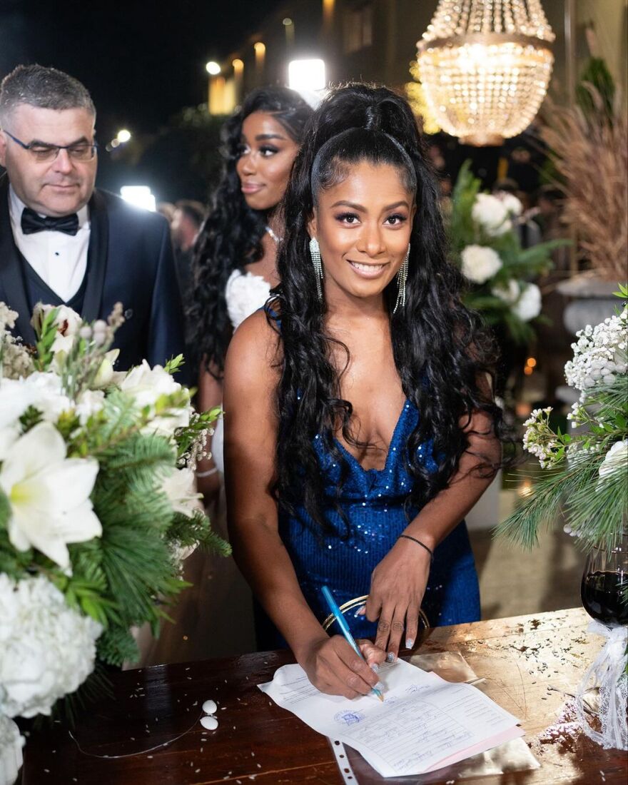 Ελίζαμπεθ Ελέτσι: Οι νέες φωτογραφίες από τον γάμο της με τον Νεκτάριο Λεμονίδη