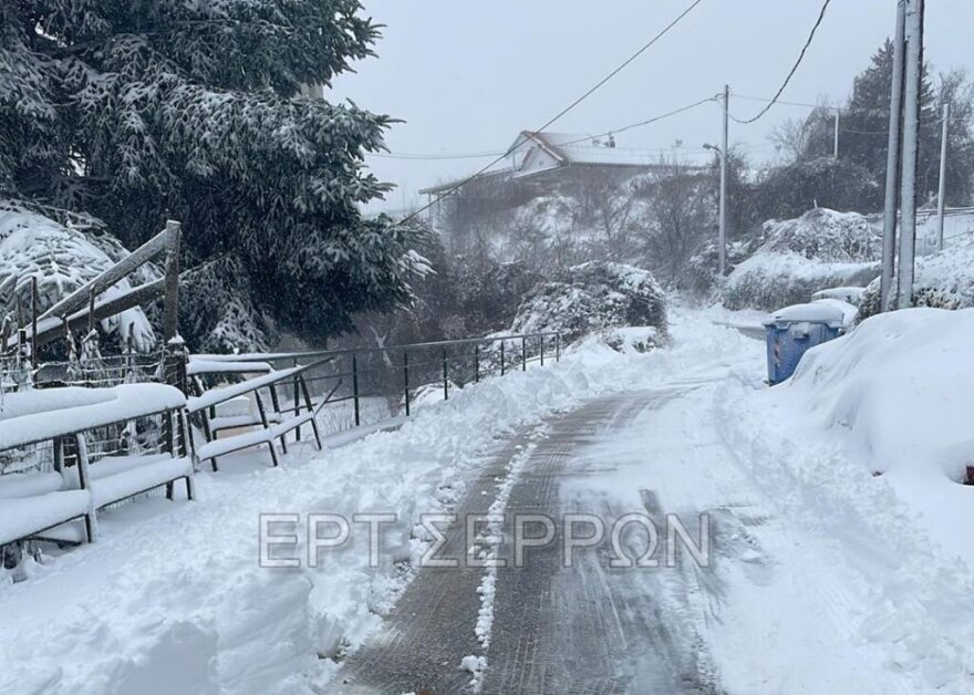 Στα λευκά Σέρρες, Κόνιτσα, Ζαγόρι και Μέτσοβο - Δείτε φωτογραφίες