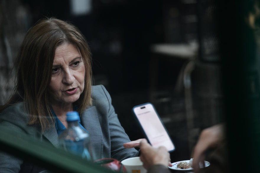 Η Βασιλική Γεωργιάδου στον Δανίκα: «Η ακροδεξιά και η ακροαριστερά συναντώνται στο κοινό έγκλημα»